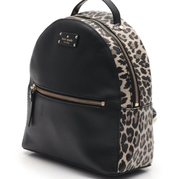 kate spade Handbags - 😍😍NEW‼️- Kate Spade Leopard Backpack